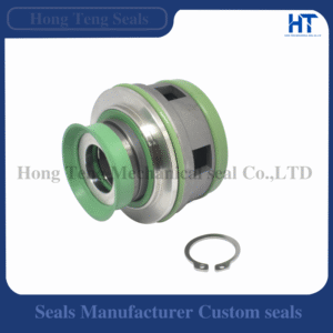 FS Cartridge Seal front view with rotating and stationary seal components