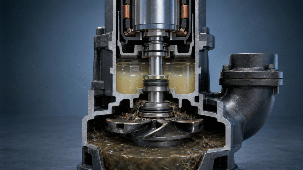 Common causes of EBARA submersible pump seal failure in a double-seal assembly