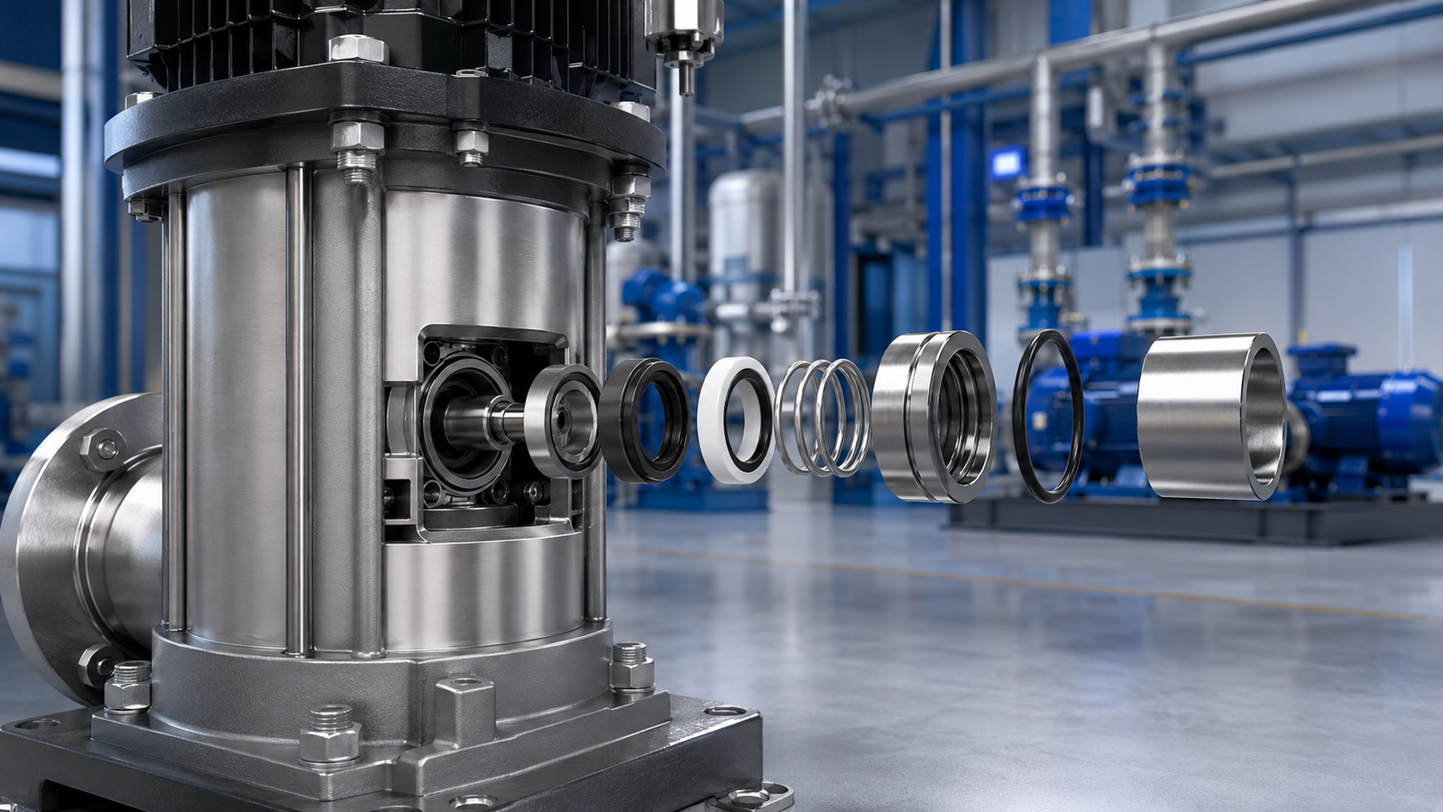 Grundfos pump mechanical seal replacement selection