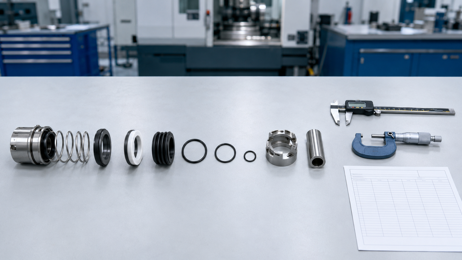 How to measure a mechanical seal correctly