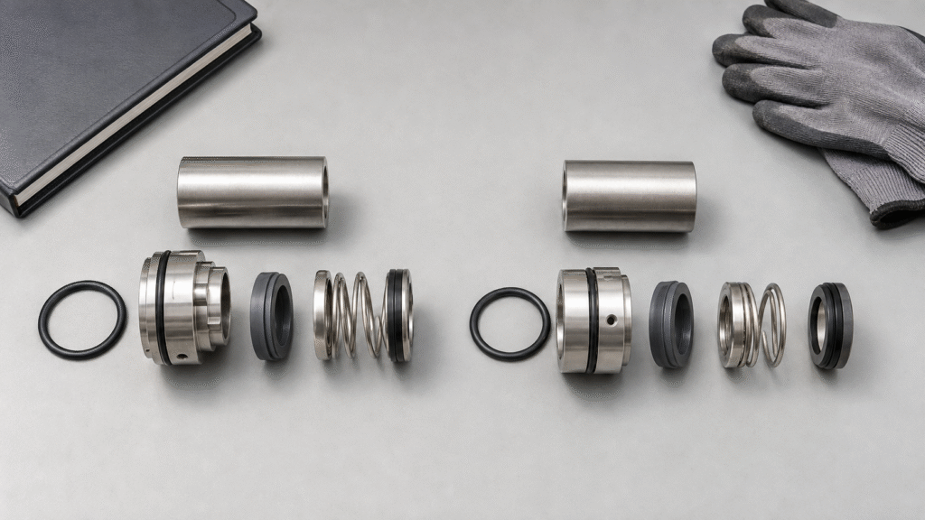Hydraulically balanced and unbalanced mechanical seal face geometry