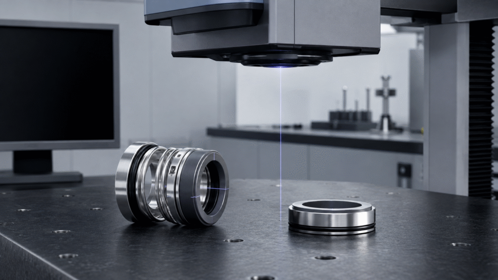 Lowara pump seal replacement components compared by shaft, seat, and working-length geometry