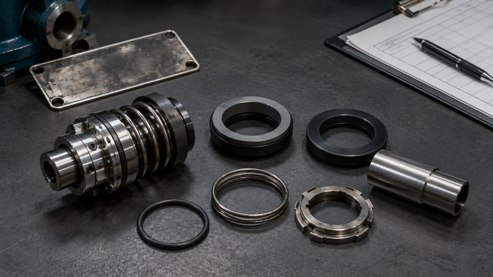 Lowara replacement mechanical seal selection using pump data and removed seal components